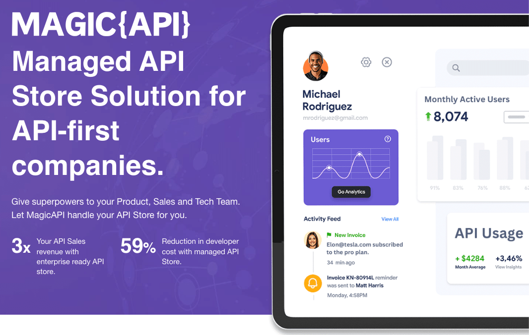 MagicAPI the complete API Sales Solution